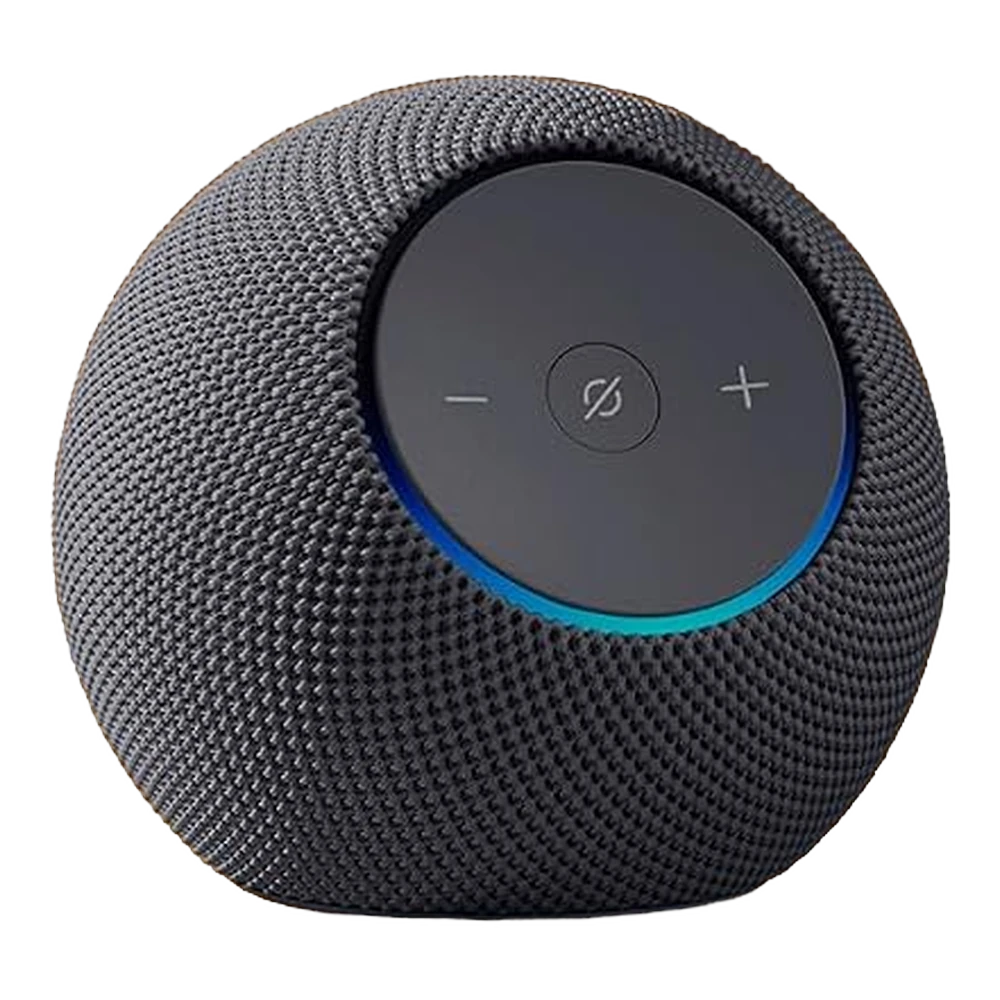 Amazon Echo Dot Max in Graphit, seitlich