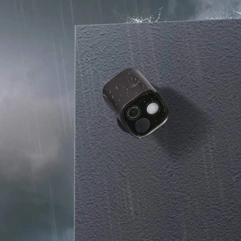 Aqara Außenkamera G5 Pro wetterfest an der Hauswand