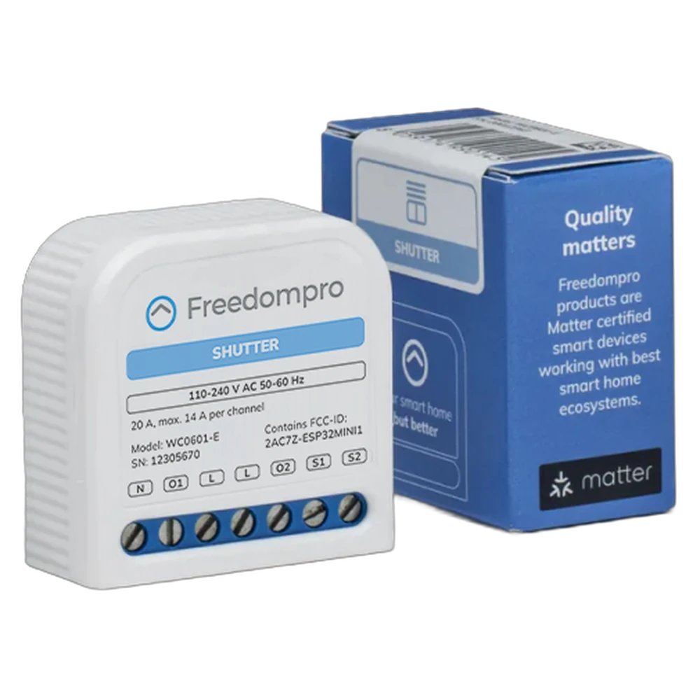 Freedompro Rolladenmodul WC0601-E mit Verpackung