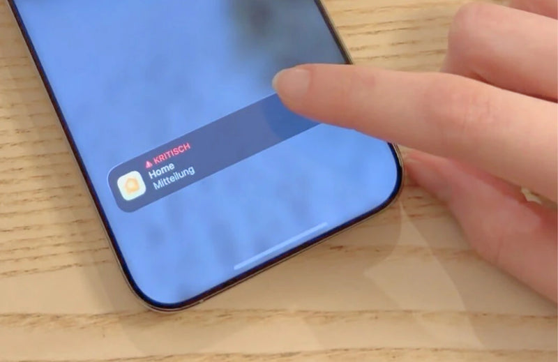 Alarm und Handy-Meldung zugleich